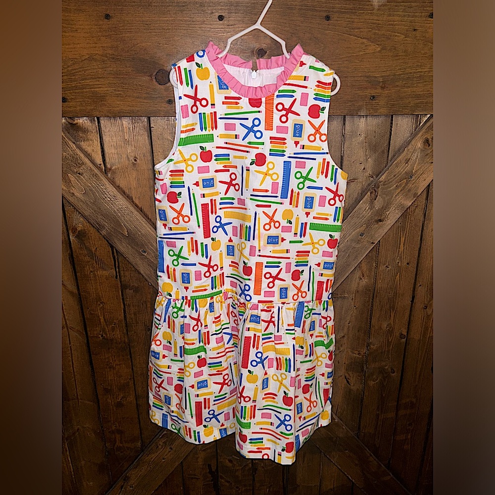 Mint magnolia back to school dress.